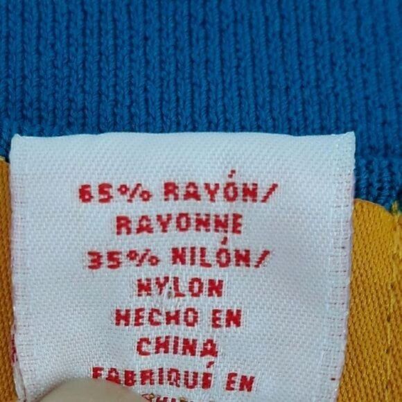 Ruby Rd. Sweater Fitted Stretch Beaded Jeweled Scoop Neck Turquoise Size S - Picture 10 of 11